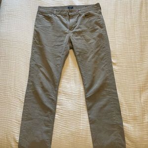 30x30 J. Crew Grey Corduroy Pants (Slim)